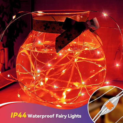 4 Pack 60LED Christmas Fairy Lights Battery Operated - 20FT Twinkle Lights with 2 Lighting Modes