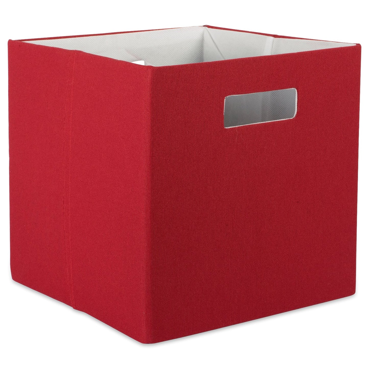 DII Fabric Storage Cube Organizer Bin 11x11x11 Foldable, Rust