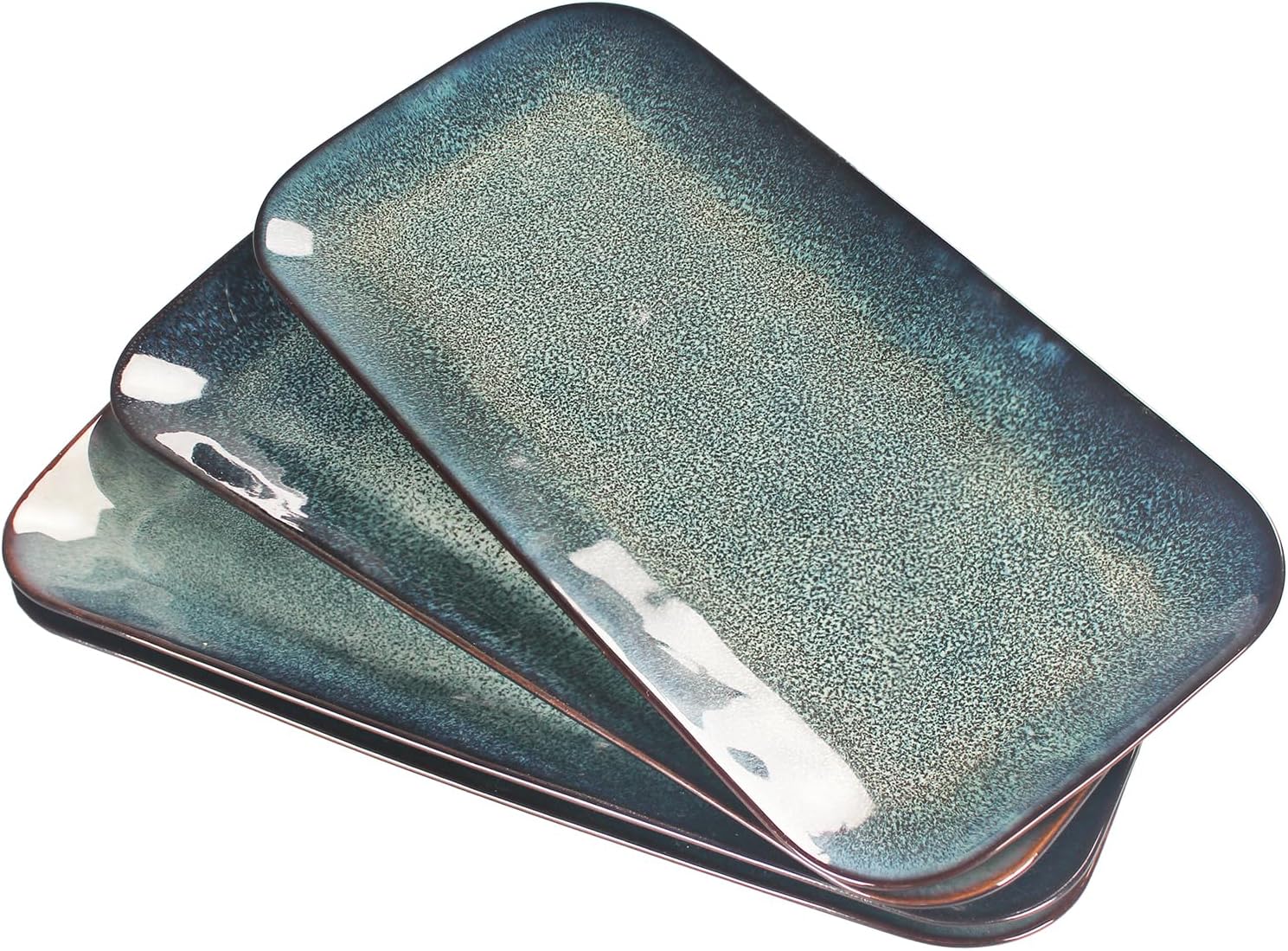 Serving Platters Set of 4, Rectangular Serving Plates, Serving Trays for Entertaining Party