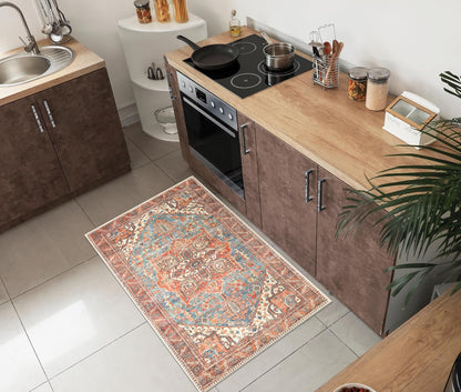 Keen Home Design 2x3 Rug - Machine Washable Entry Rug with Non-Slip Backing, Ideal for Enteryway