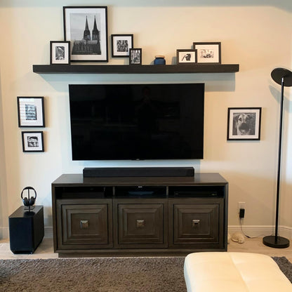 joelsantiques 60 Inch Wooden Floating Shelves for Wall - 60x12x2 in - Made of Natural Wood - Long