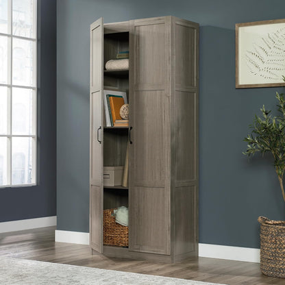 Sauder Select Storage Cabinet, Pantry Cabinet Kitchen Storage with Adjustable Shelves, Bathroom