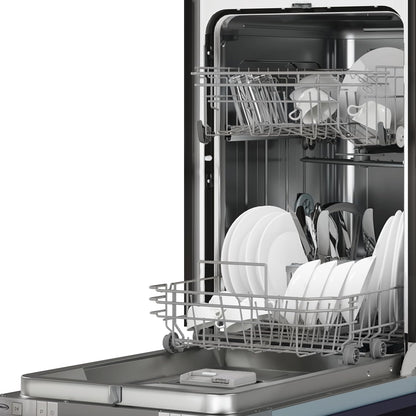 KoolMore KM-DW1852-PR 18 in. ADA Panel Ready with 8 Place Settings 52 DB Dishwasher in
