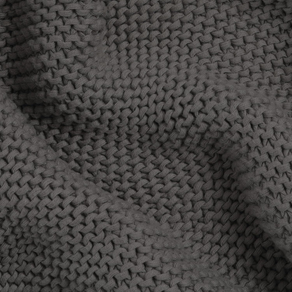MakeMake Organics Organic Throw Blanket GOTS Certified Organic Cotton Blanket Knit Couch Bed Fall