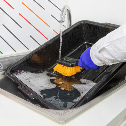 Restaurantware-Clean Tek Professional 10.24 Inch Utility Brush, 1 Heavy-Duty Scrub Brush - Plastic