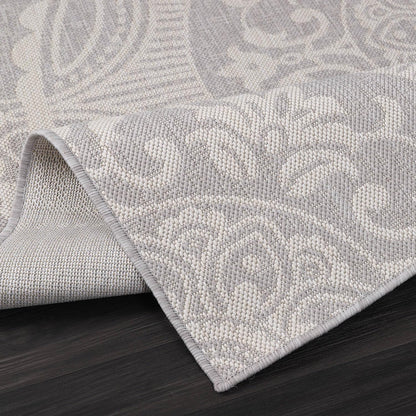 Medallion Outdoor Rug 8x10 Washable Outside Carpet for Indoor Patio Porch Waterproof Easy Cleaning