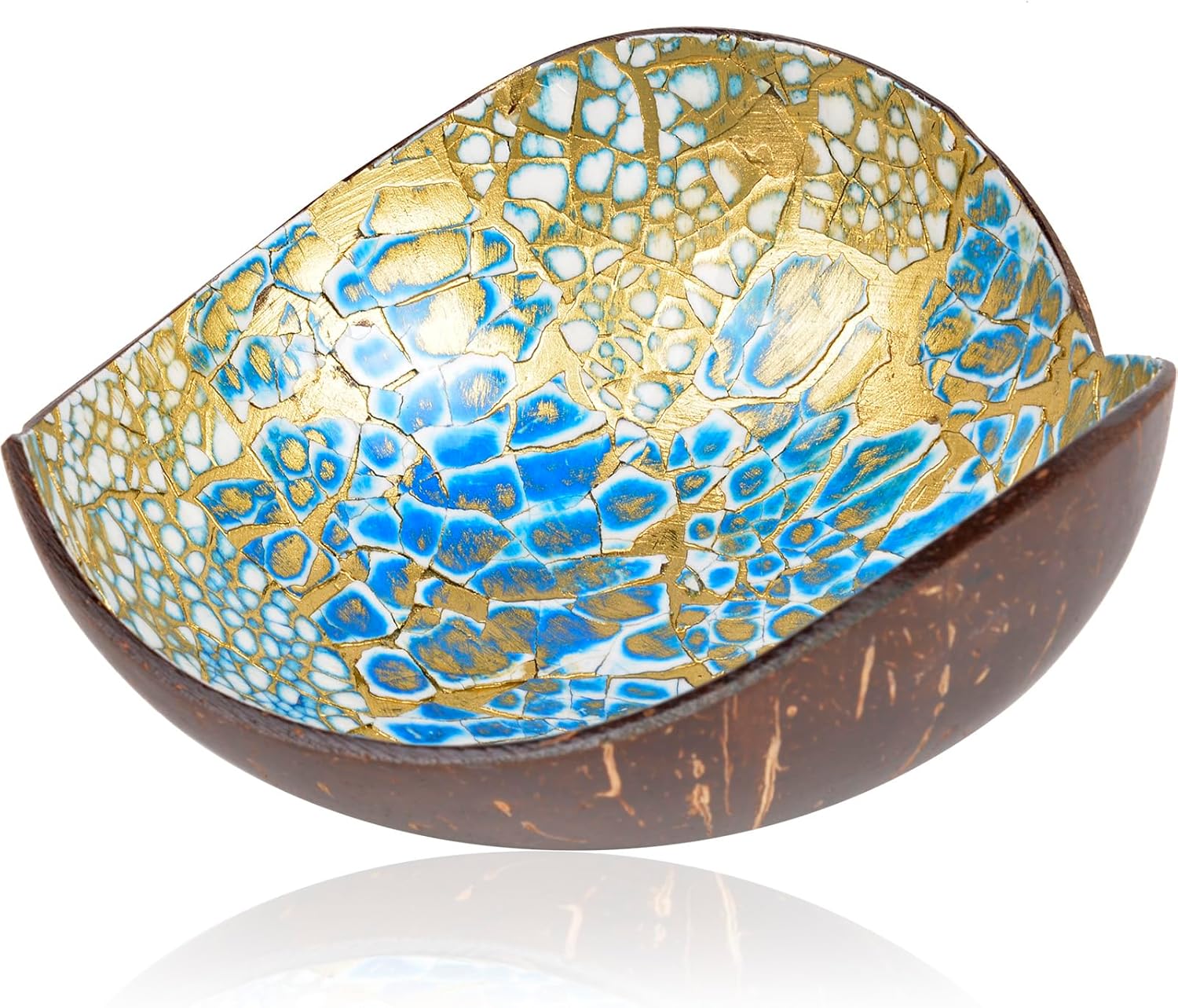 Coconut Bowls Decorative Candy Dish - Heart Acai Bowl, Natural Wooden Candy Dish, Key Bowl Holder