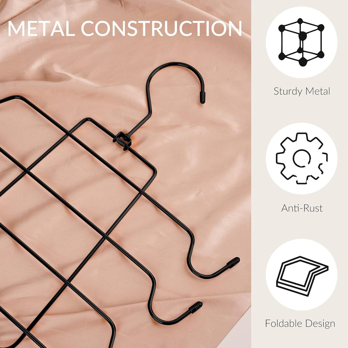 ZEDODIER Tank Top Hanger, 2 Pack Space Saving Bra Hangers, Non-Slip Hanging Sport Bras Holder