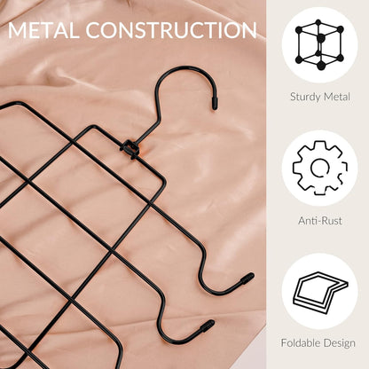 ZEDODIER Tank Top Hanger, 2 Pack Space Saving Bra Hangers, Non-Slip Hanging Sport Bras Holder