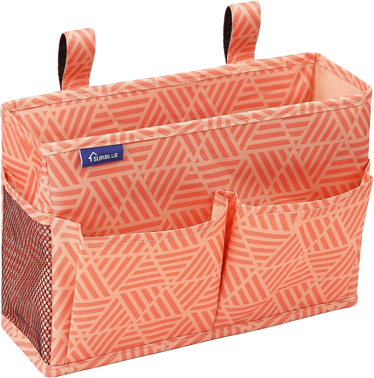 Surblue Bedside Caddy Hanging Bed Organizer Storage Bag Pocket for Bunk and Hospital Beds, College