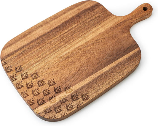 Acacia Wood Cutting Board - Wooden Kitchen Cutting Board for Meat, Cheese, Bread,Vegetables