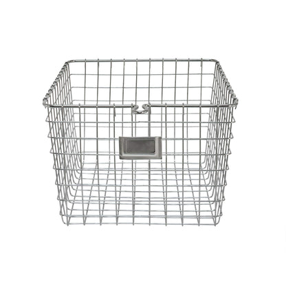 Spectrum Diversified 47970 Wire, Vintage Locker Basket Style, Rustic Farmhouse Chic, Steel Storage