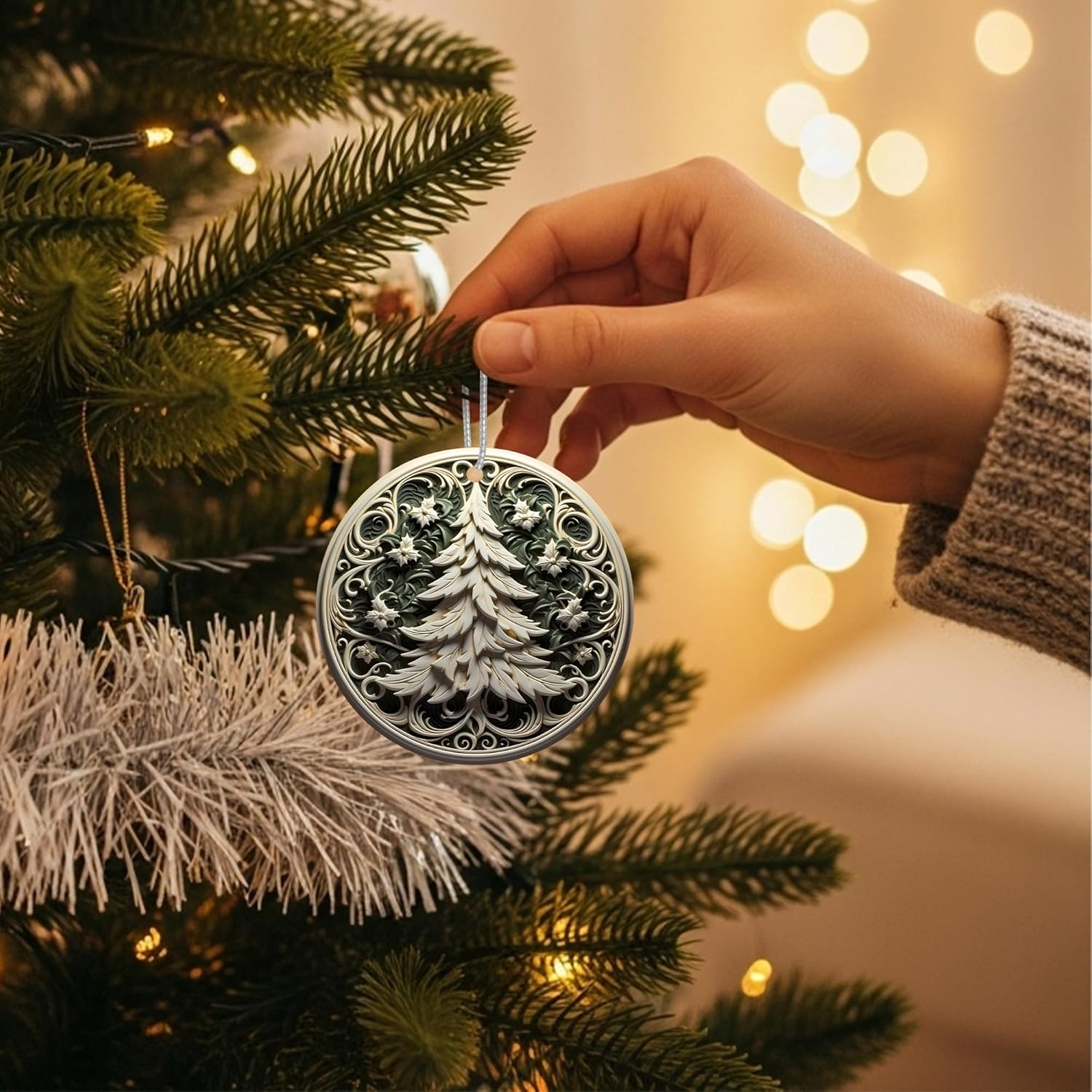 Jabihome Christmas Ornaments 2025, Exchange for Women, Men, Collectible Dated Year Ornaments for