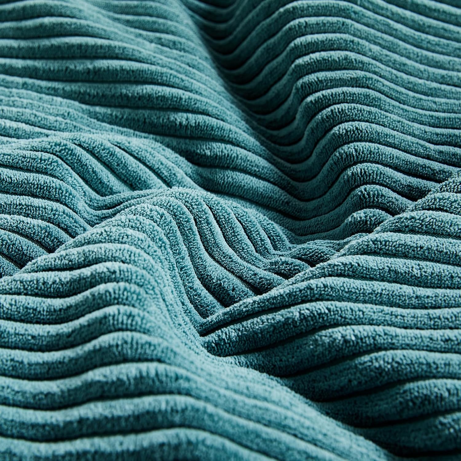 Fancy Homi 2 Packs Teal Samll Decorative Throw Pillow Covers 14x14 Inch with for Couch Bed Sofa