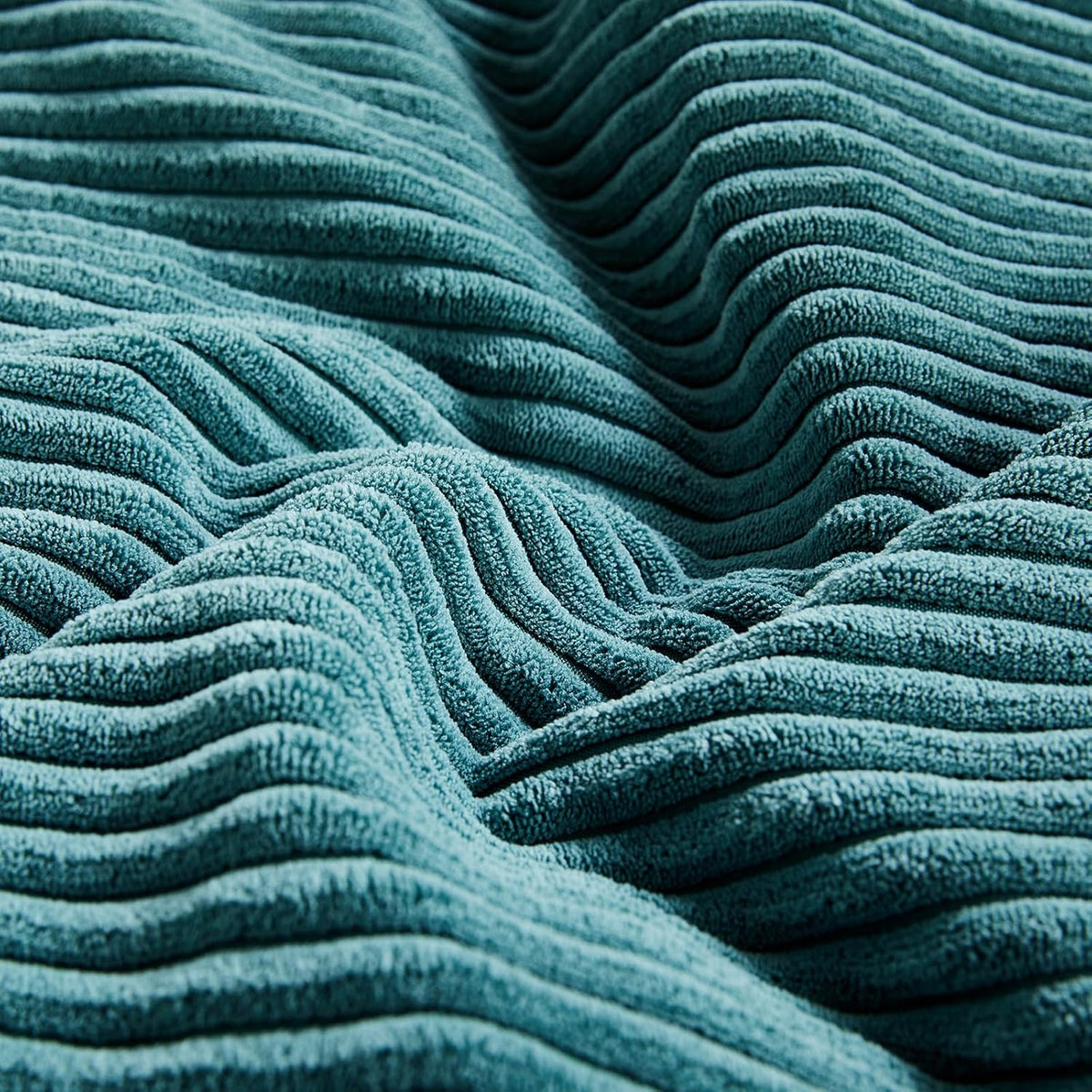 Fancy Homi 2 Packs Teal Decorative Throw Pillow Covers 20x20 Inch for Living Room Couch Bed Sofa
