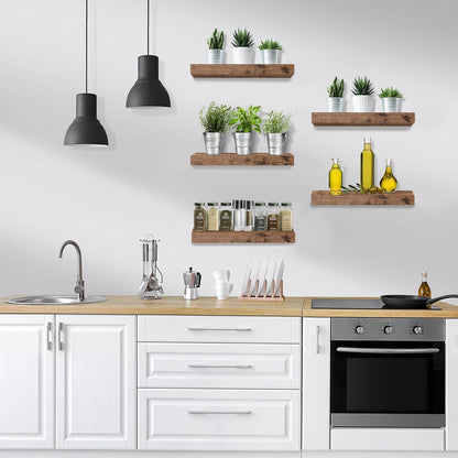 Sorbus Floating Shelves for Wall, Bathroom Shelves Wall Mounted for Kitchen, Bedroom, Living Room