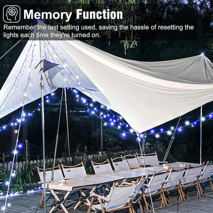 Christmas Lights Outdoor, 100FT 300 LED Christmas Tree Lights with 8 Modes Waterproof, Connectable