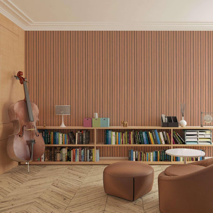 IZODEKOR 3D Wood Effect Wall Panels - Faux Wood Paneling for Living Room, Kitchen, Bathroom and