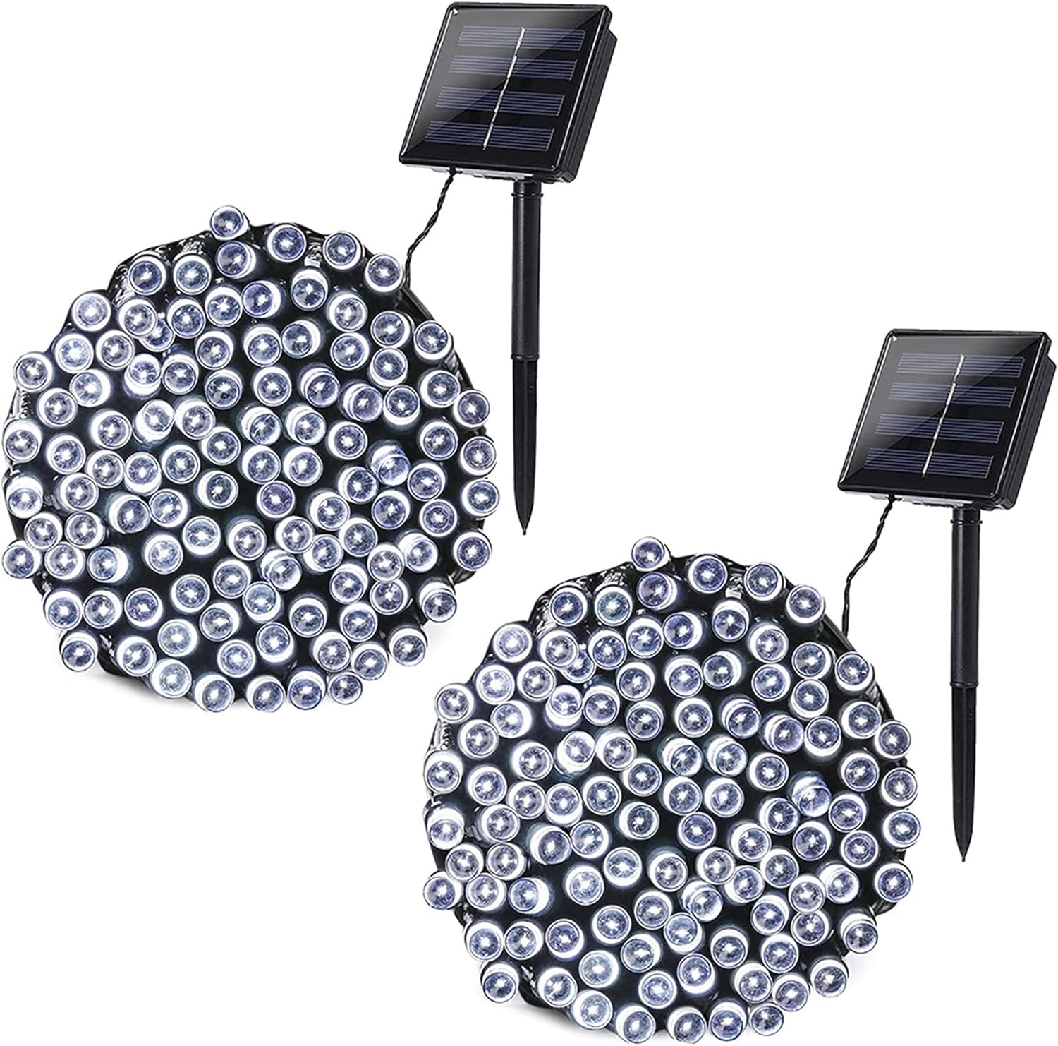 Joomer Solar Christmas Lights Outdoor, 2 Pack Total 144FT 400 LED 8 Modes Waterproof Solar
