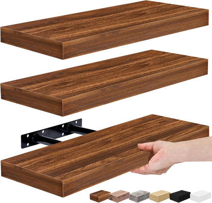 Sorbus Floating Shelves for Wall, Bathroom Shelves Wall Mounted for Kitchen, Bedroom, Bathroom