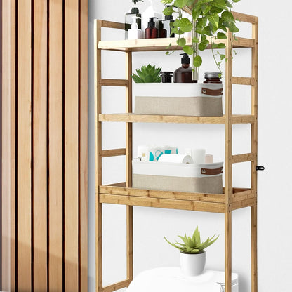 DECOMOMO Narrow Storage Bins Small Baskets for Organizing Bathroom, Toilet Tank, Towel Storage