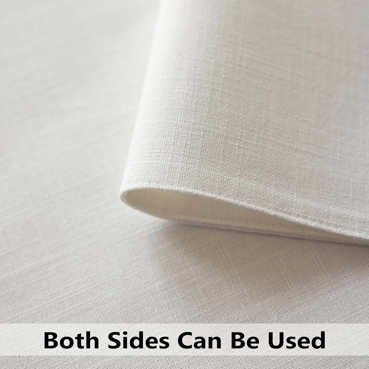 Demetex White Placemats Set of 6 Heat Resistant Linen Place Mats Washable Dining Table Plate Mat