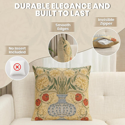 Charlotte Home Furnishings Throw Pillow Covers, Decorative Boho Pillow Covers for Couch, Living