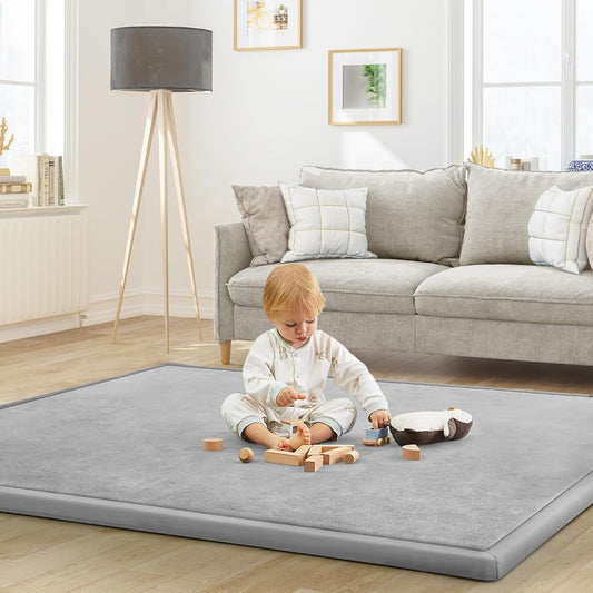 Baby Play Mat for Floor Tummy Time Mat Nursery Rug Muscle Mat Area Rug Playroom Rug Tatami Mat