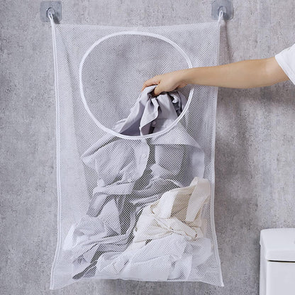 Resdenio Hanging Laundry Hamper Bag, Portable Laundry Bag, 30 x 20 Inch Large Foldable Wall Hanging