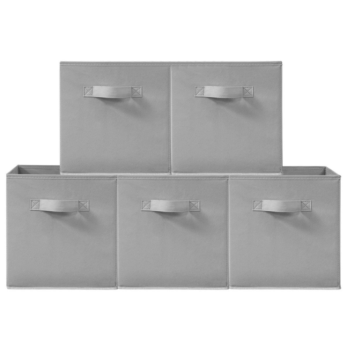 STORAGEIDEAS 11 Inch Fabric Storage Cubes, Sturdy Foldable Storage Bins, Heavy Duty Cube Organizer