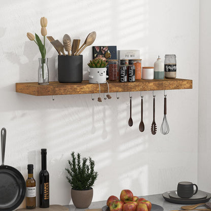 Floating Shelves - 10.3 Inch Deep Wall Shelf for Decor & Storage - Wall Mounted Display Shelving