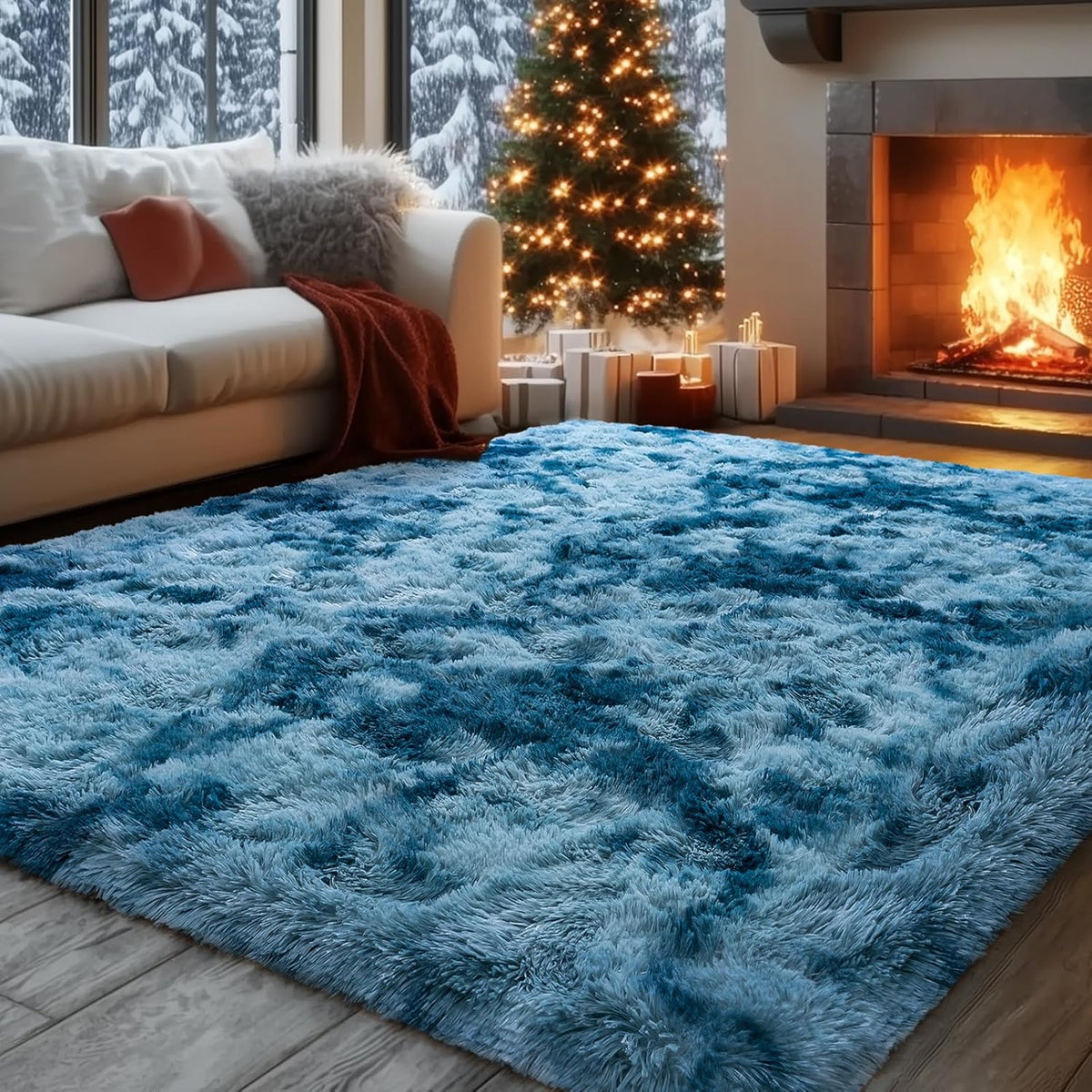 Rzutan Extra Large Rugs for Living Room 9x12, Soft Shaggy Modern Shag Area Rug for Bedroom, Upgrade