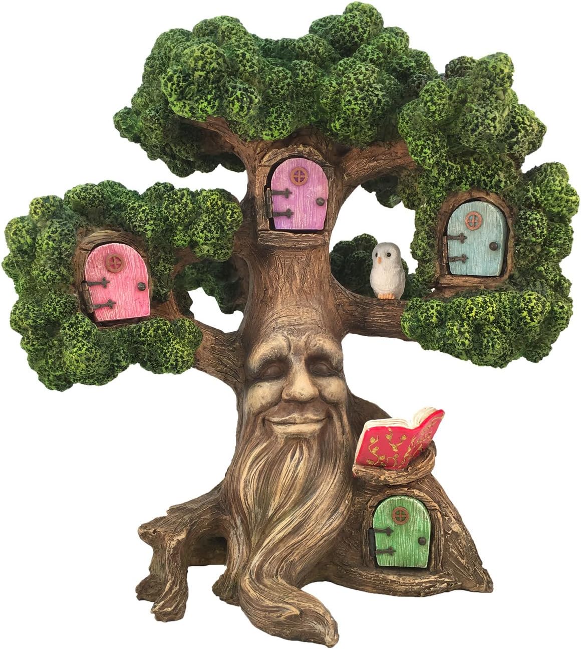 GlitZGlam Fairy Garden Enchanted Joshua's Miniature Tree (10.5 Inch Tall) for Fairies and Lawn