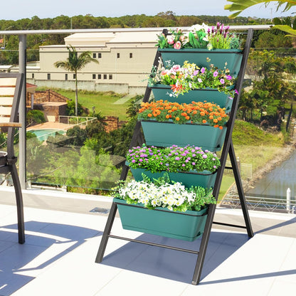 S AFSTAR 5-Tier Vertical Garden Planter, 5-Layer Raised Garden Bed with 5 Detachable Planter Boxes