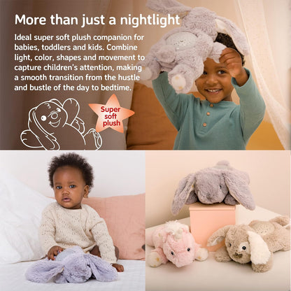 Cloud B Dream Buddies Benny The Bunny - The Soothing Mini Baby Night Light Kids Love | Star