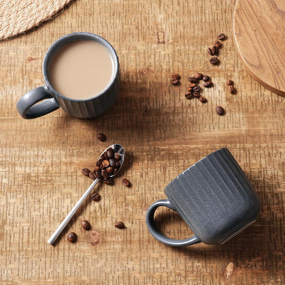 famiware Coffee Mugs Set of 4, Starlight 11 oz Mug Cup Set with Handle for Coffee, Tea, Cocoa, Milk