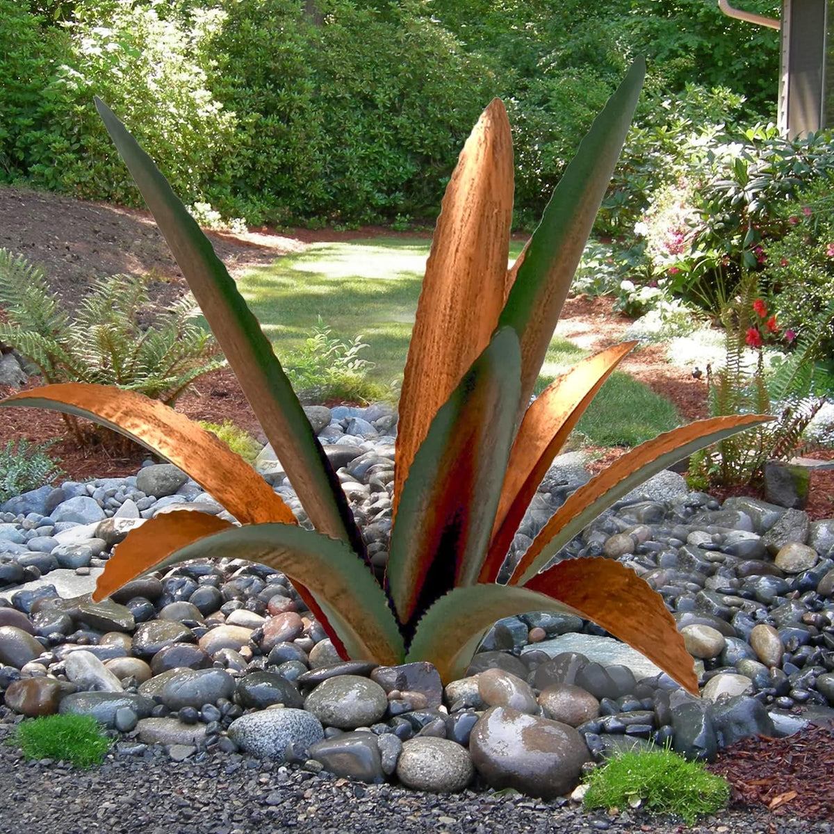 DIY Metal Agave Plant Art Yard Tequila Art Sculpture, Tequila Rustic Garden Sculpture Statue
