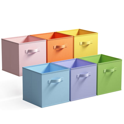 GRANNY SAYS 11x11 Storage Cube Organizers, Pastel Color, 6-Pack
