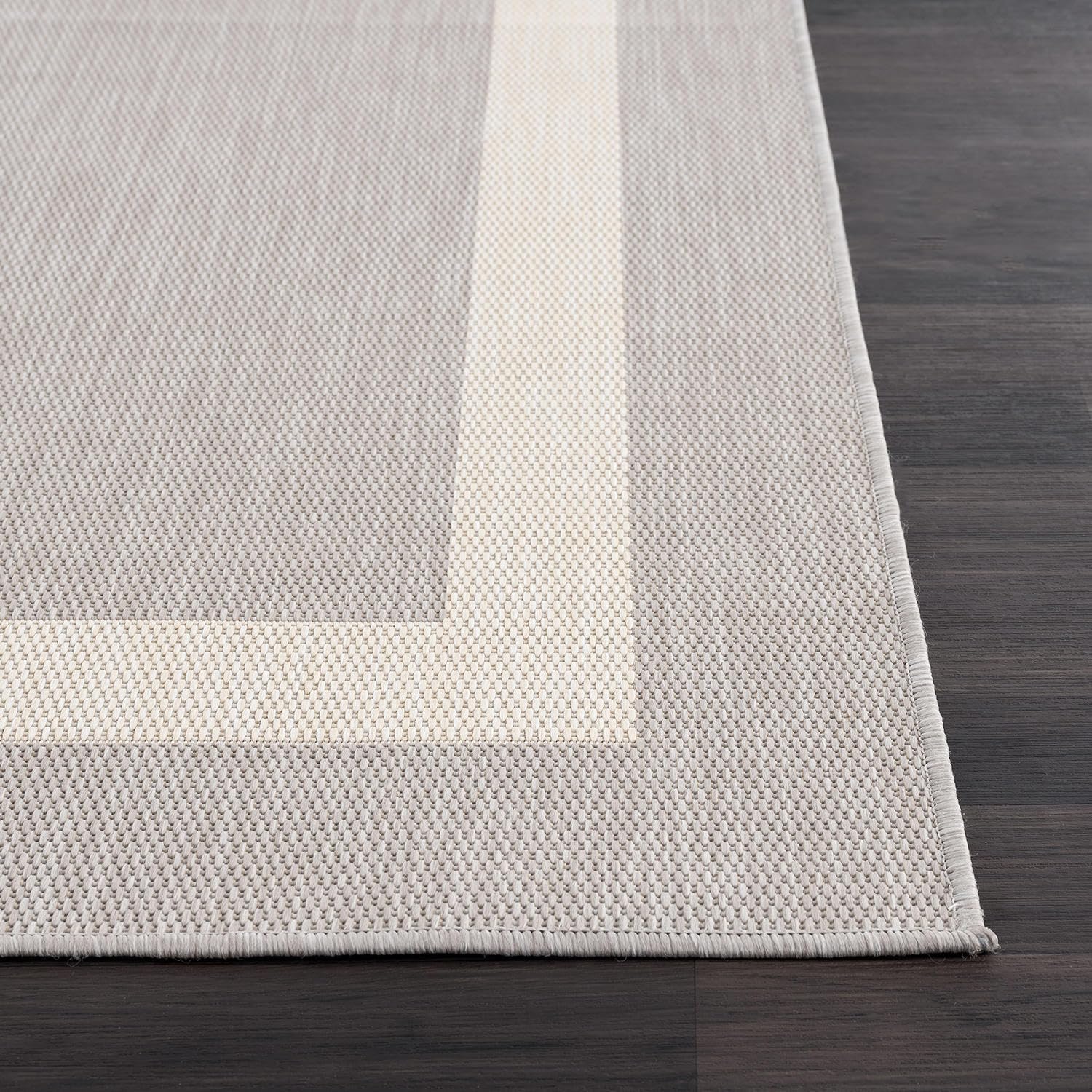 CAMILSON Outdoor Rug 6x9,Modern Outside Rugs for Patios Porches Waterproof Durable Washable
