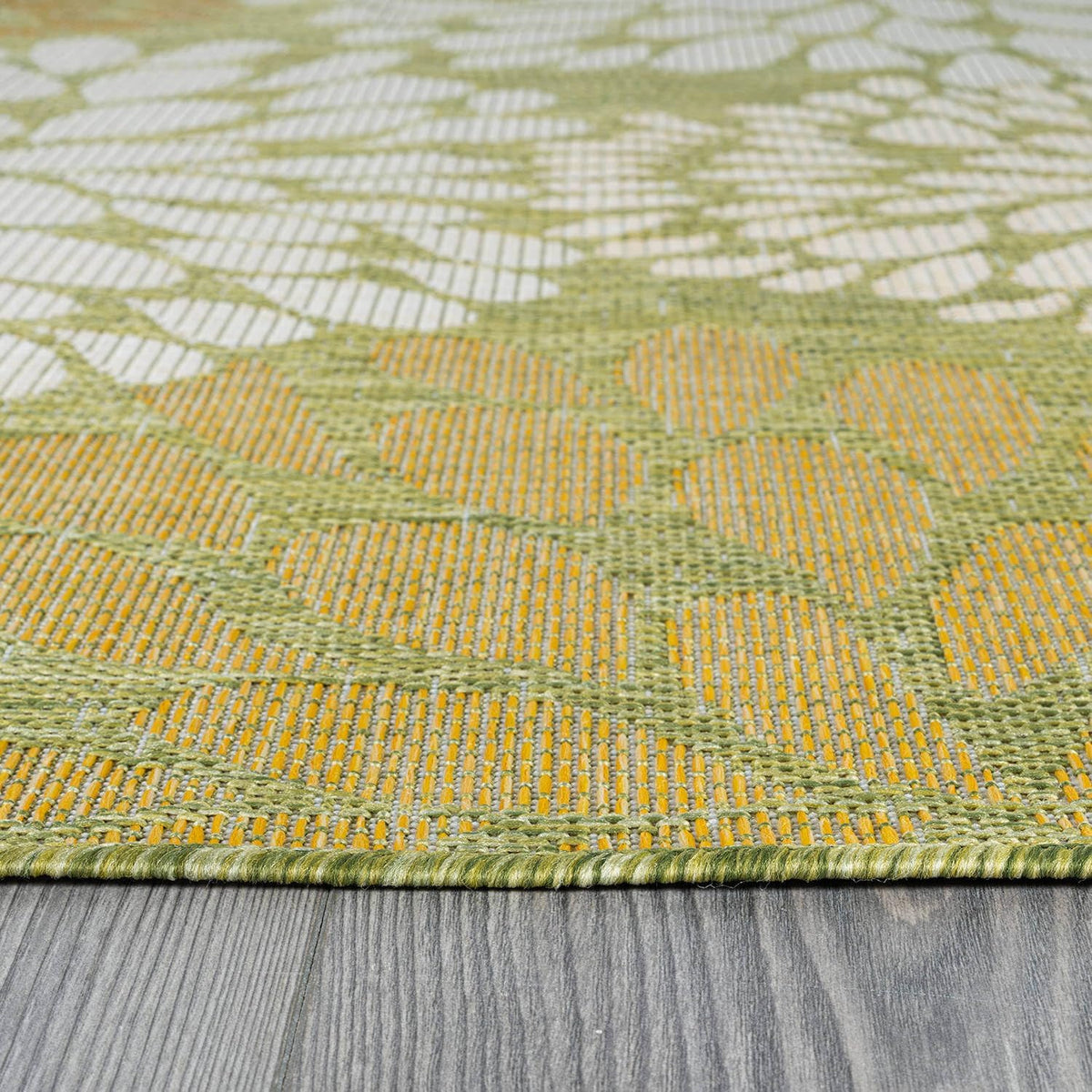Beverly Rug Outdoor Rug 6x9 Modern Exotic Tropical Leaf Area Rugs for Indoor and Outdoor Patio Deck
