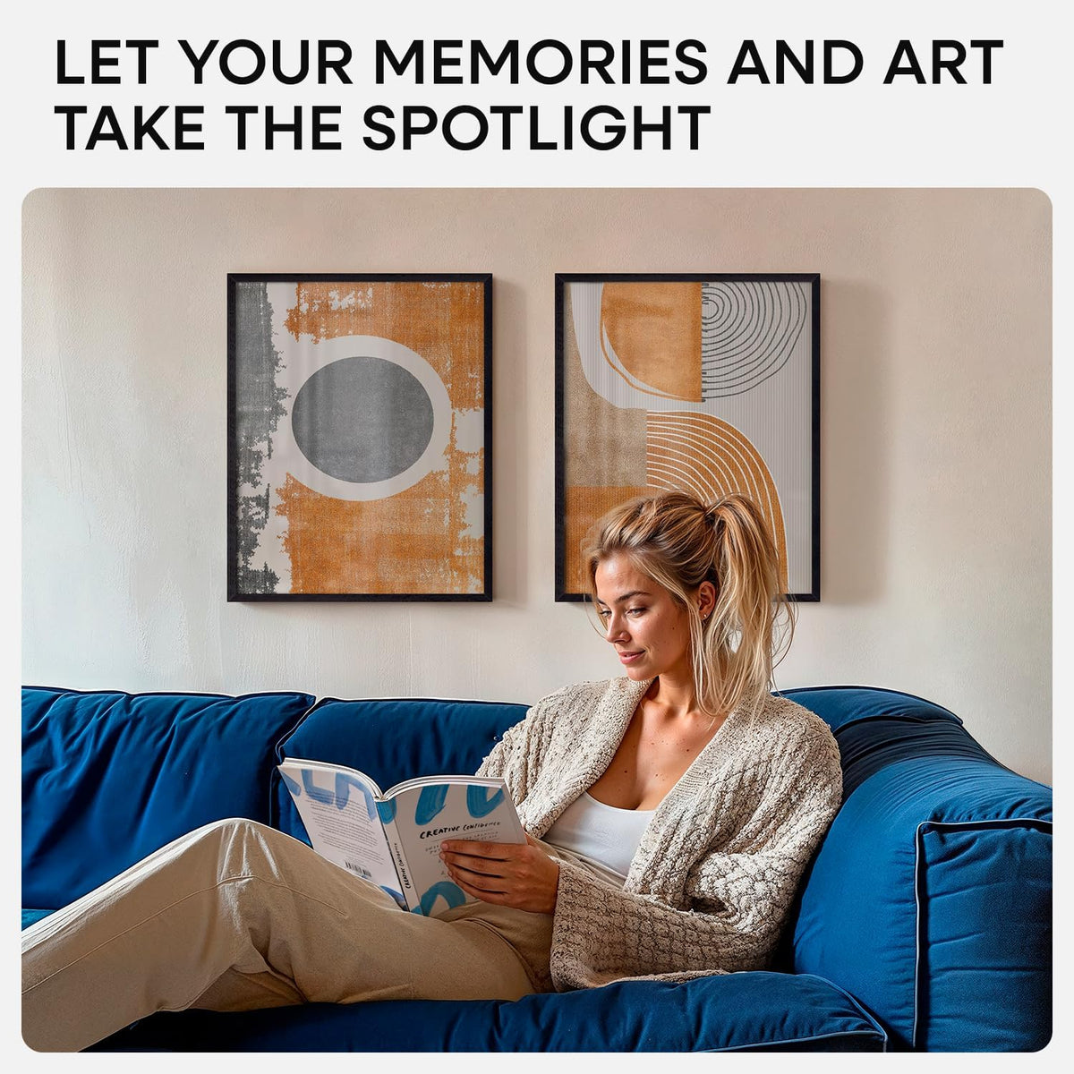 Homeforia 16x20 Black Wood Frame, High End Oak 16x20 Picture Frames with Mat 11x14 Photo, 16 x 20