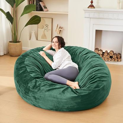 Bean Bag Chairs for Adults - Memory Foam Furniture BeanBag Chair - Kids/Teens Sofa with Soft Micro