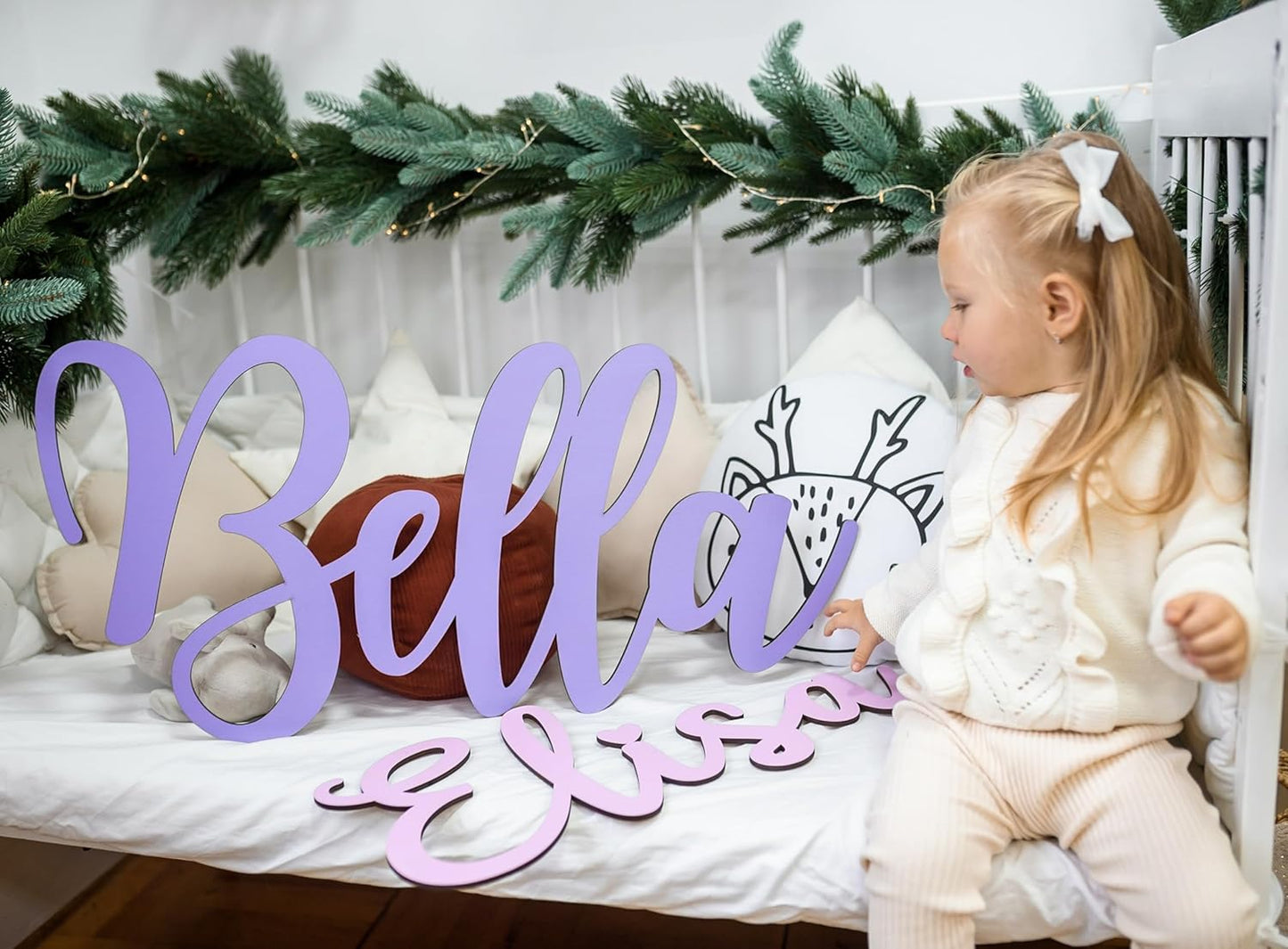 Wooden Name Signs for Nursery Custom Baby Name Sign for Wall Name Signs Personalized Custom Name