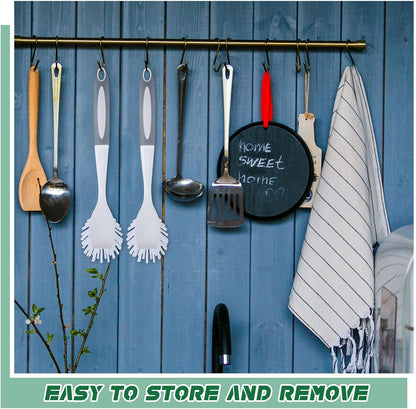 Hsei 20 Pcs Gray Kitchen Scrub Dish Brush Bulk with 11 Inch Handle Cleaning Dish Scrubber with