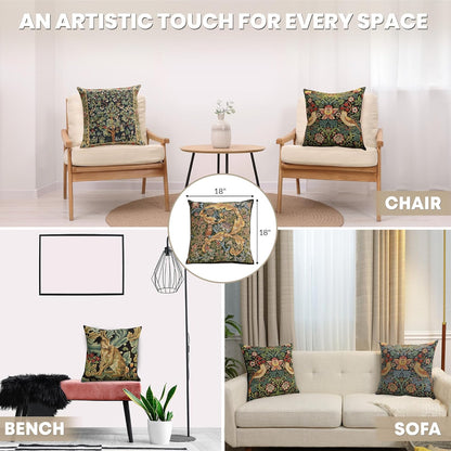 Charlotte Home Furnishings Throw Pillow Covers, Decorative Boho Pillow Covers for Couch, Living
