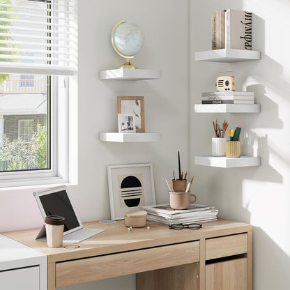 fuqing Floating Shelves for Wall, Bathroom Shelf Wall Mounted for Storage, Shelves with Invisible