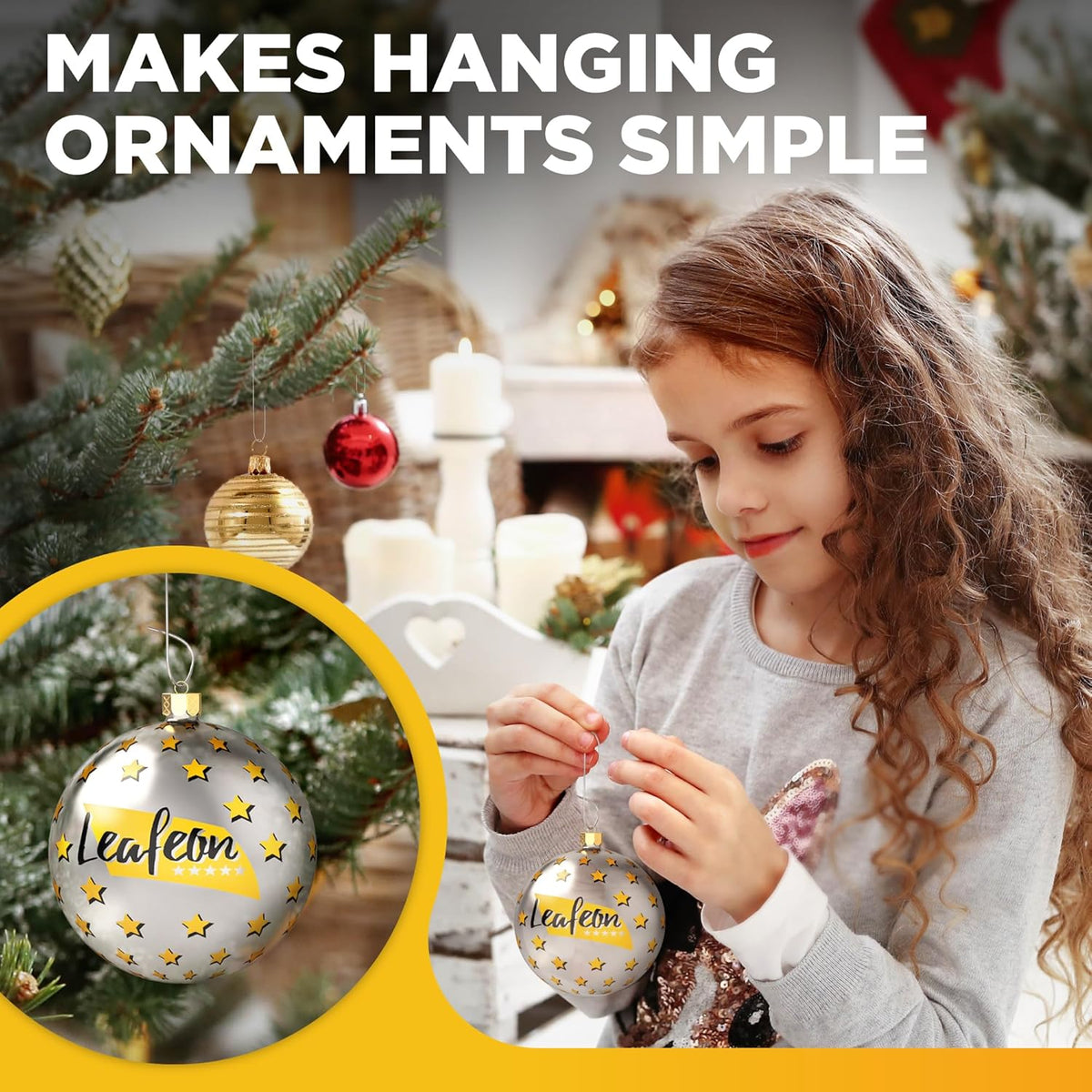 Leafeon 300 Pack Christmas Ornament Hooks for Christmas Tree Decoration – The Best Holiday Ornament