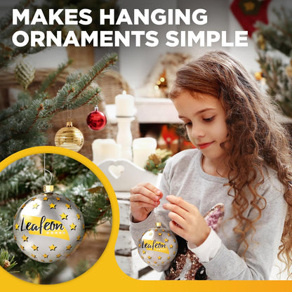 Leafeon 300 Pack Christmas Ornament Hooks for Christmas Tree Decoration – The Best Holiday Ornament