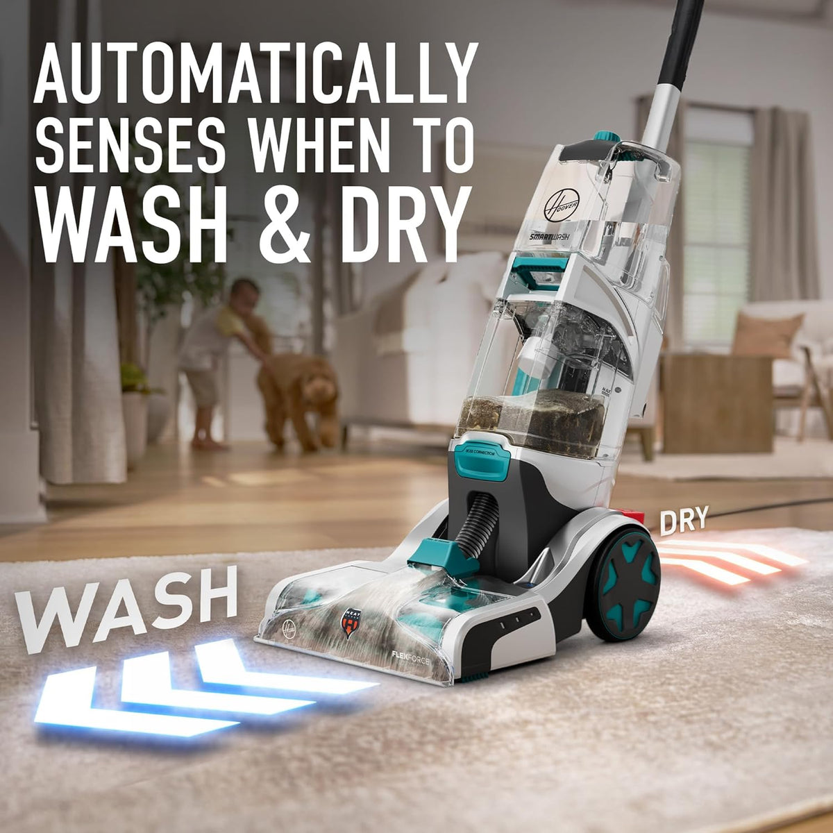 Hoover SmartWash Automatic Carpet Cleaner Machine, Deep Cleaning Carpet Shampooer Machine, Pair
