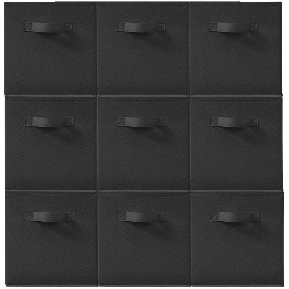 STORAGEIDEAS 11 Inch Fabric Storage Cubes, Sturdy Foldable Storage Bins, Heavy Duty Cube Organizer